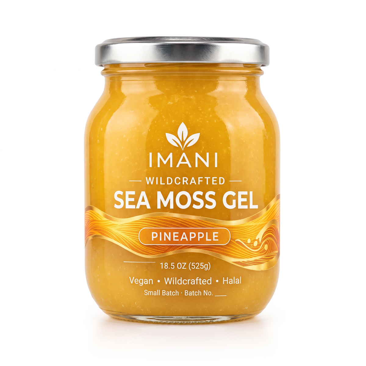 IMANI Pineapple Sea Moss Gel 18.5 oz new label