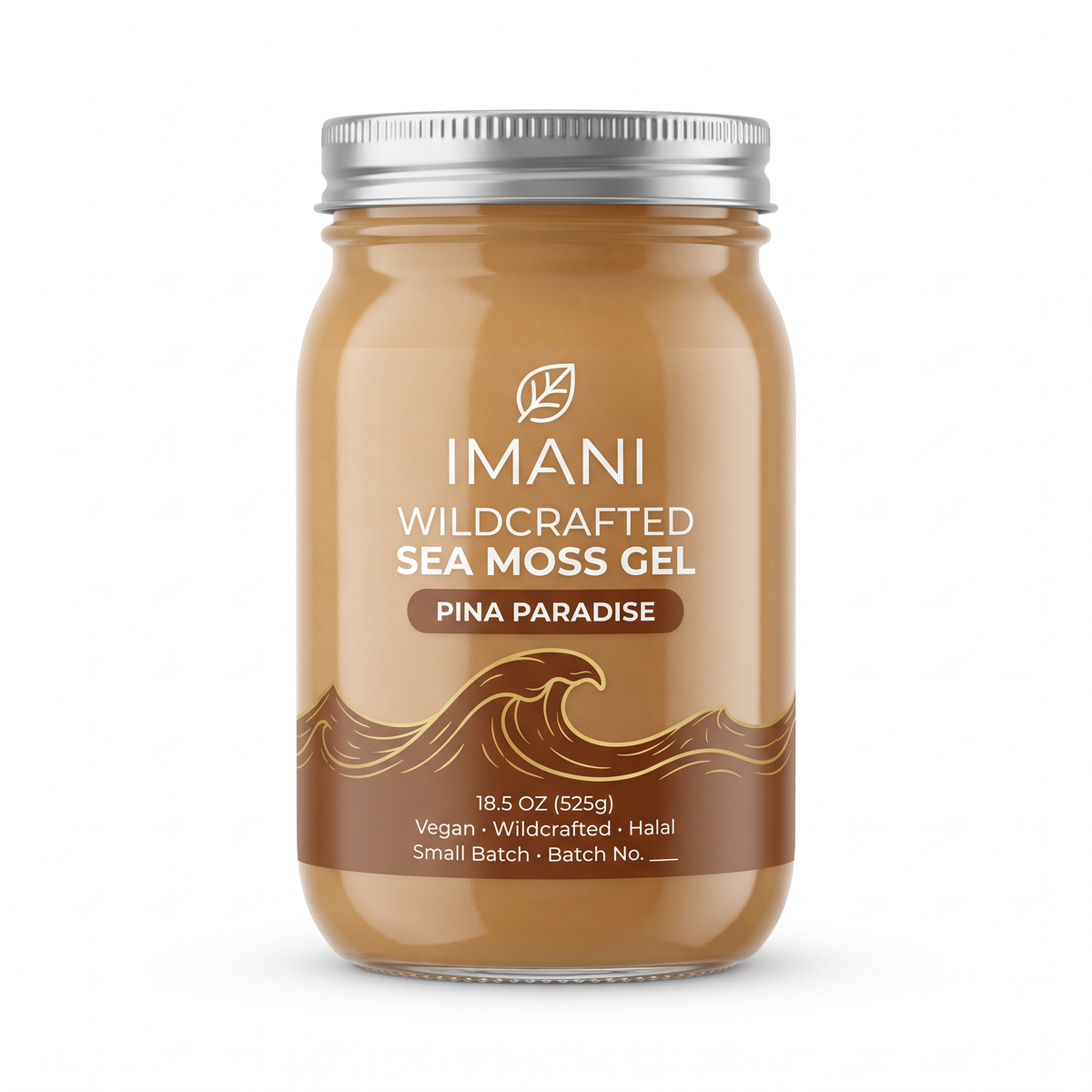 IMANI Pina Paradise Sea Moss Gel 18.5 oz new label