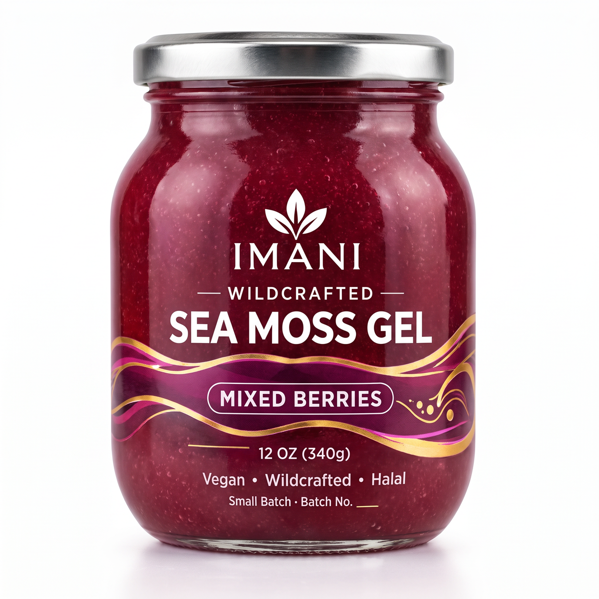 IMANI Mixed Berries Sea Moss Gel 12 oz