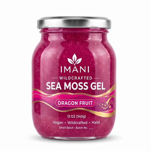 IMANI Dragon Fruit Sea Moss Gel 12 oz