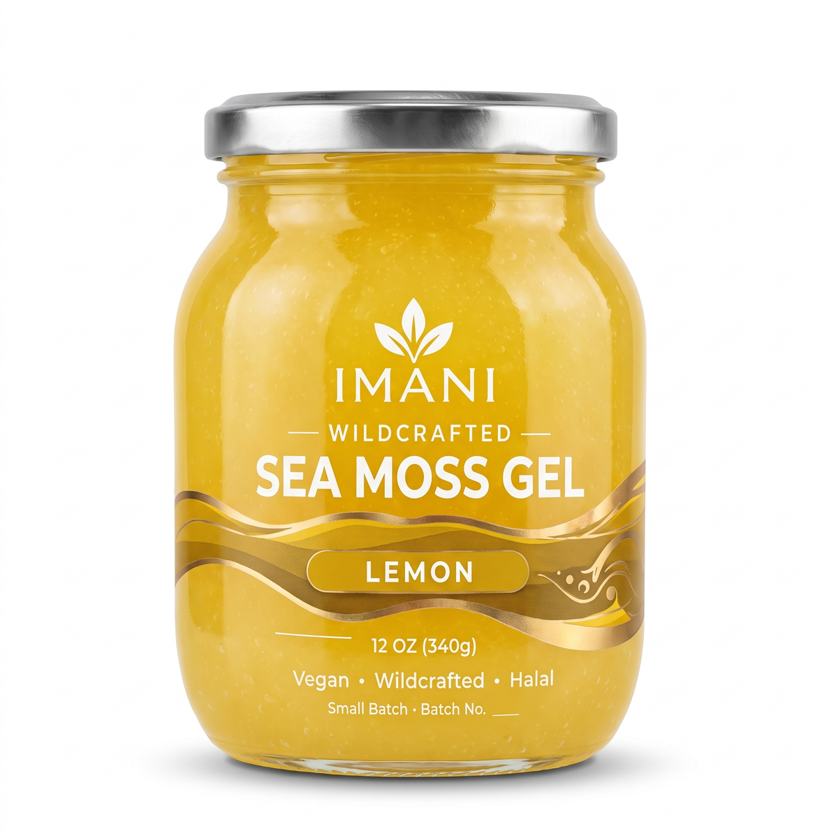 IMANI Lemon Sea Moss Gel 12 oz