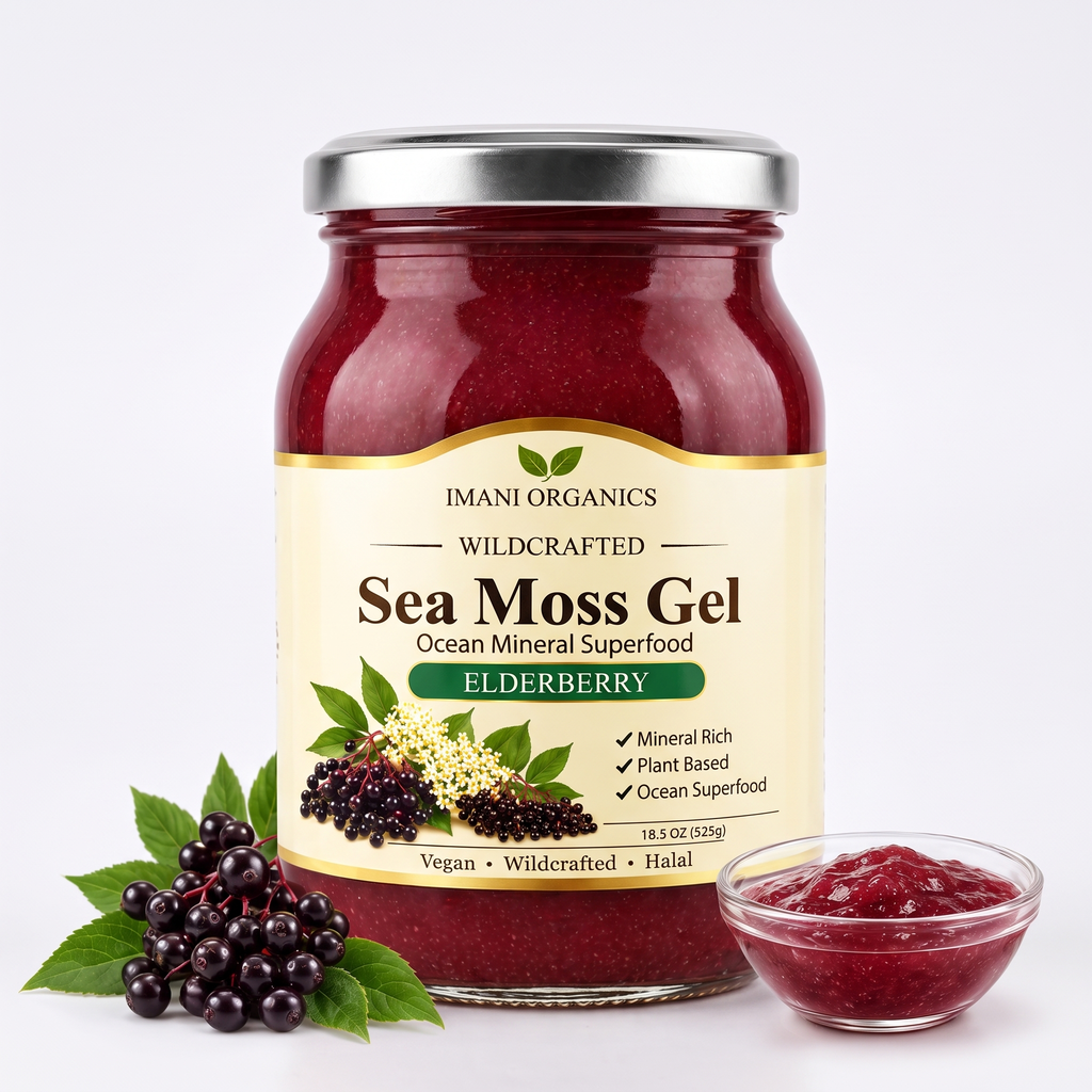 Elderberry Sea Moss Gel · 18.5 oz