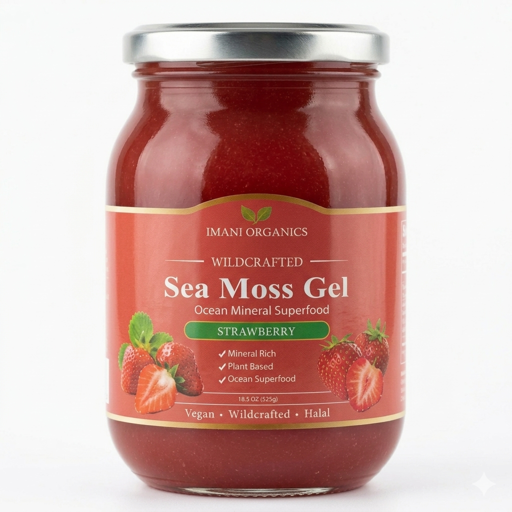 Strawberry Sea Moss Gel · 18.5 oz